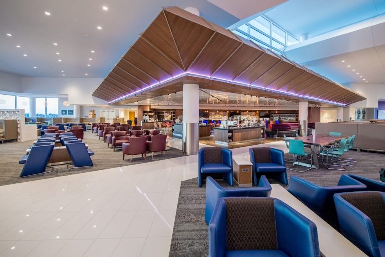 Interior photos of the Terminal B Delta Air Lines Sky Club at Hartsfield Jackson International airport on Thursday, September 22, 2016. © 2016, Chris Rank, Rank Studios